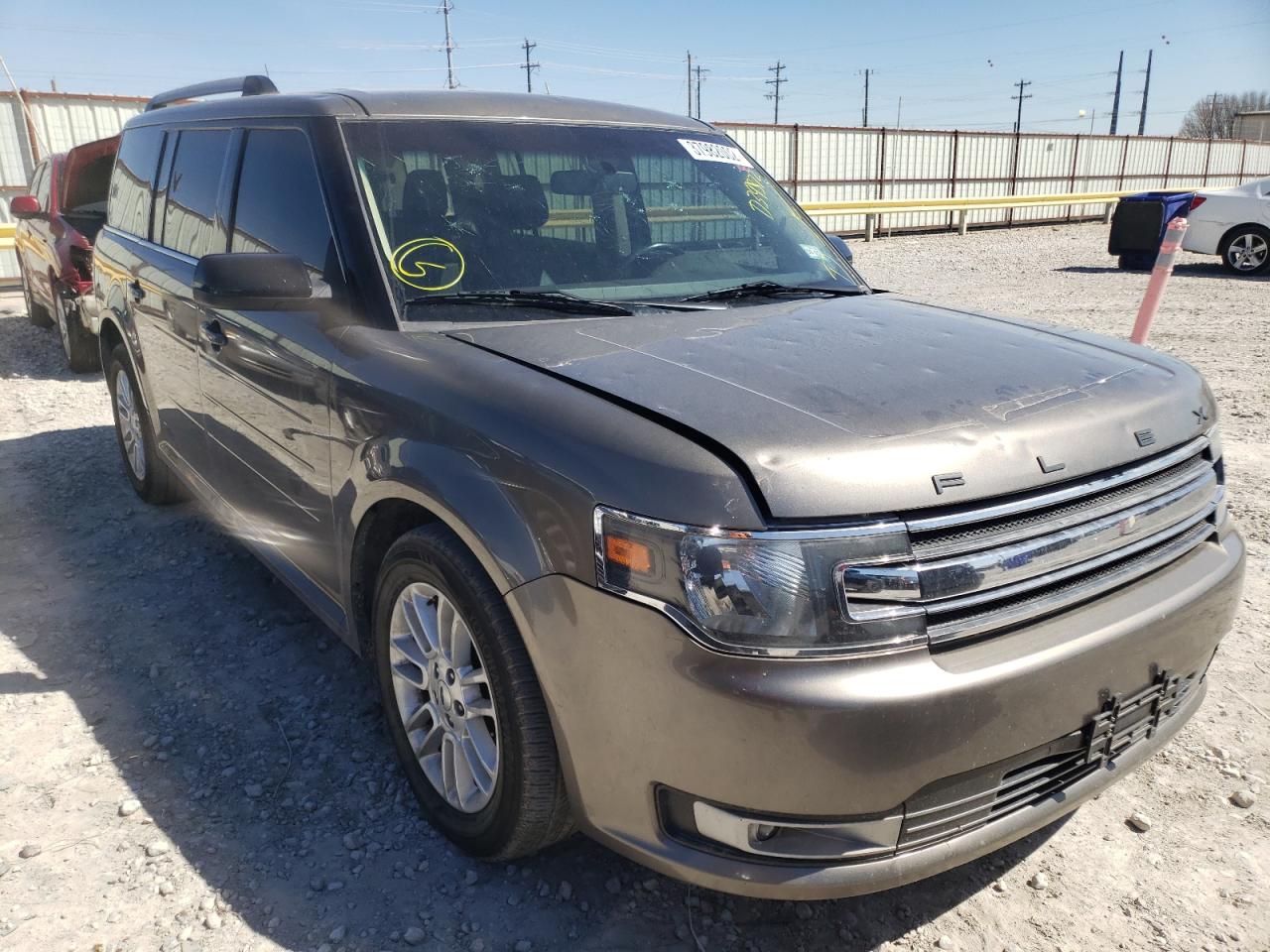 FORD FLEX SEL 2013 with VIN 2FMHK6C87DBD39372 - Photo from auction