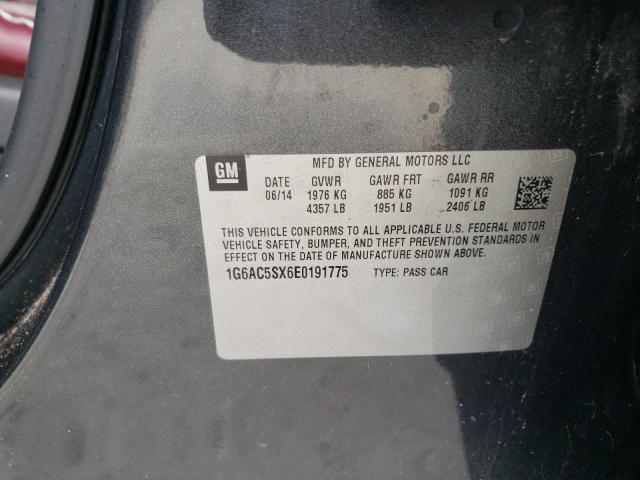 Photo 10 from auction – 2014 CADILLAC ATS PERFOR with VIN 1G6AC5SX6E0191775