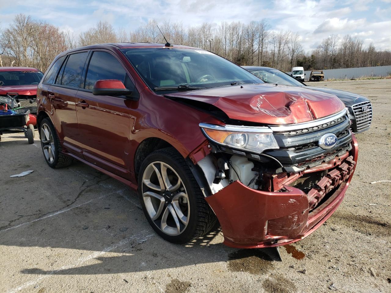 FORD EDGE SPORT 2014 with VIN 2FMDK3AK9EBB62384 - Photo from auction