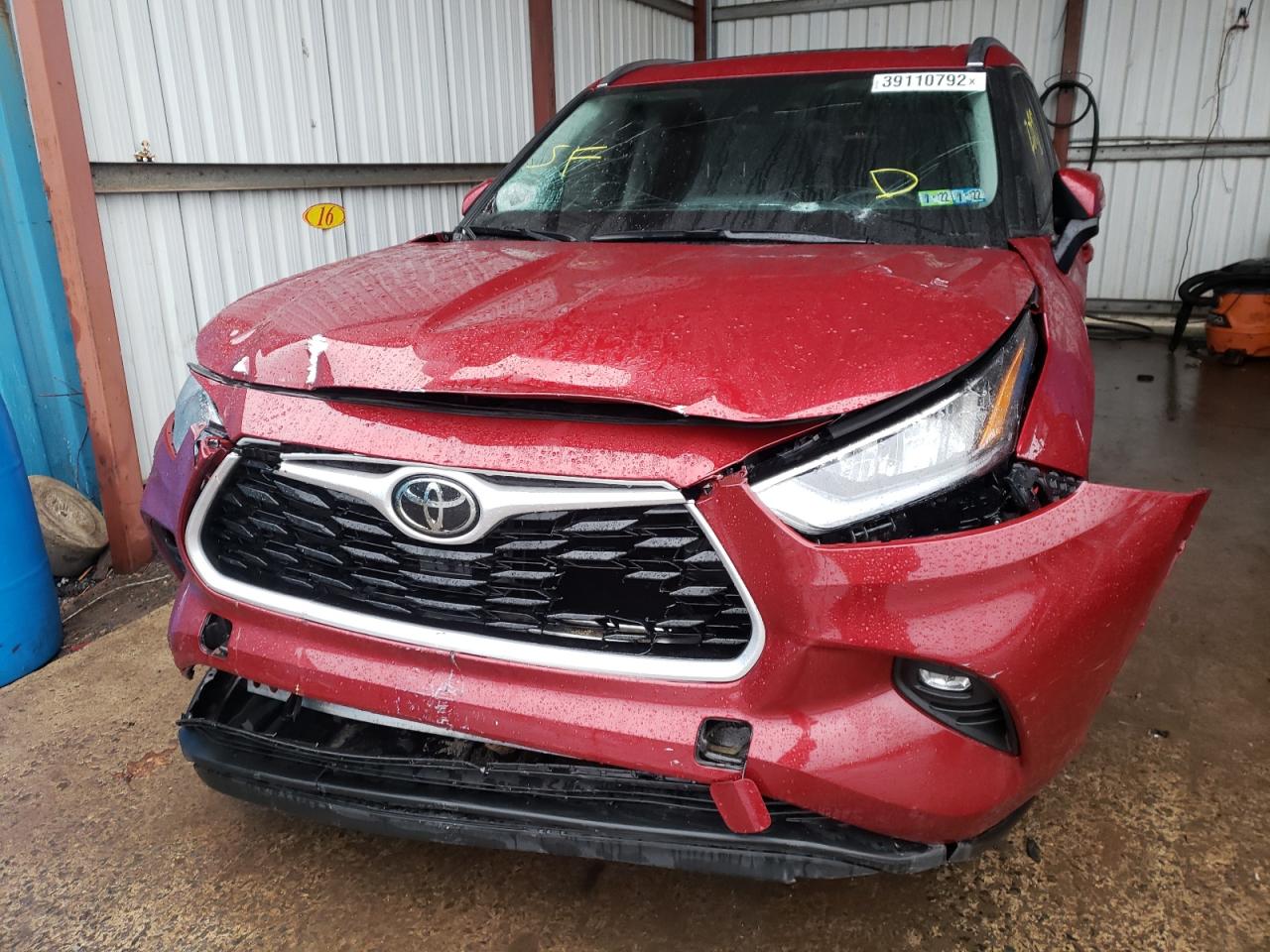Photo 9 from auction – 2020 TOYOTA HIGHLANDER with VIN 5TDHZRBH6LS036566
