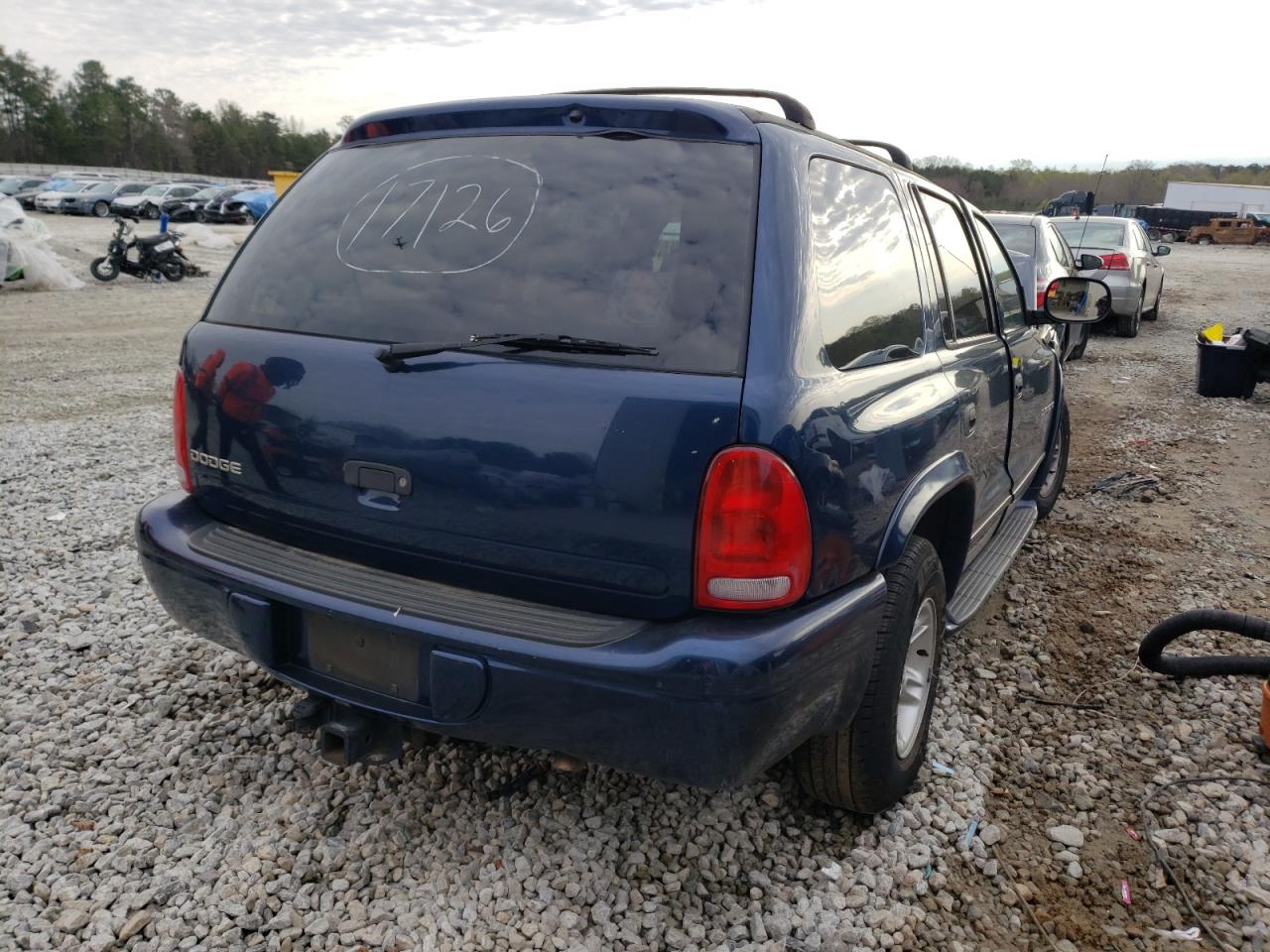 Photo 4 from auction – 2000 DODGE DURANGO with VIN 1B4HR28Y3YF187447