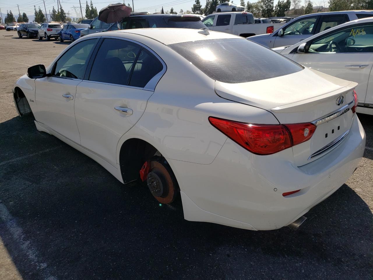 Photo 3 from auction – 2017 INFINITI Q50 RED SP with VIN JN1FV7AP1HM850355