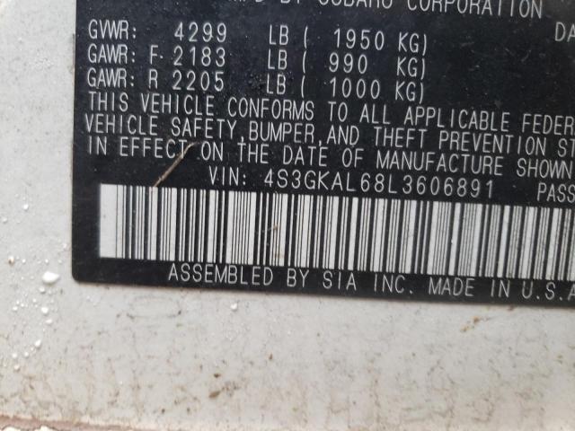 Photo 10 from auction – 2020 SUBARU IMPREZA SP with VIN 4S3GKAL68L3606891