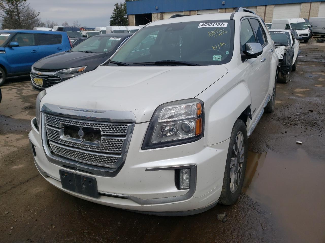 Photo 2 from auction – 2016 GMC TERRAIN DE with VIN 2GKFLVE37G6275100