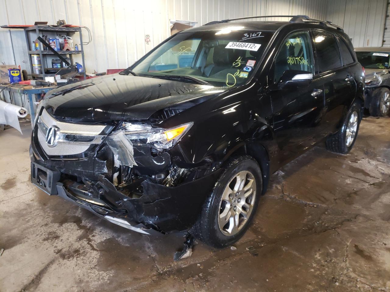 Photo 2 from auction – 2009 ACURA MDX TECHNO with VIN 2HNYD28659H501061