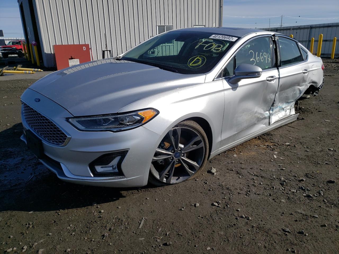 Photo 2 from auction – 2019 FORD FUSION TIT with VIN 3FA6P0D97KR210778