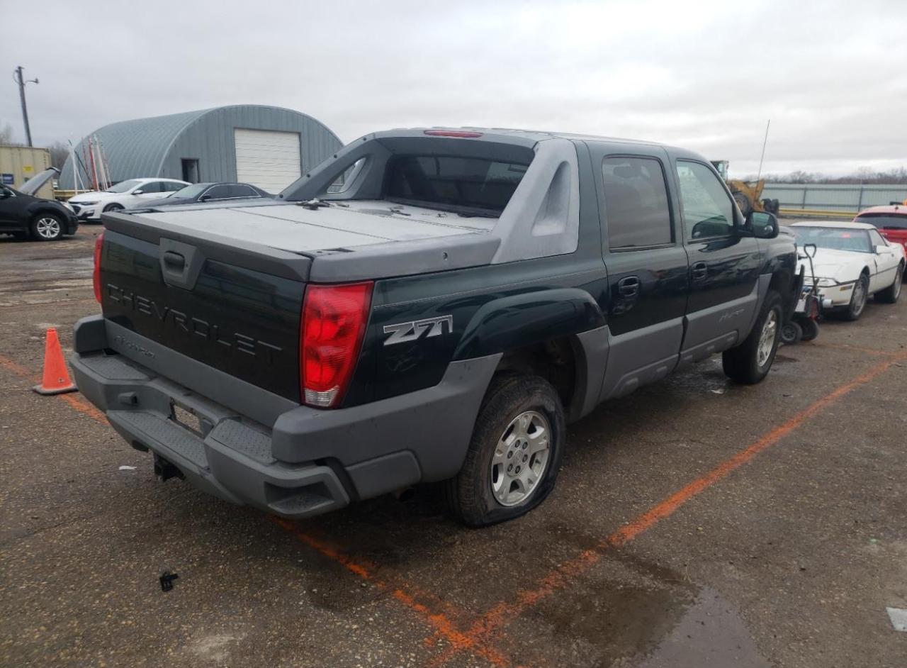 Photo 4 from auction – 2002 CHEVROLET AVALANCHE with VIN 3GNEK13T32G195108