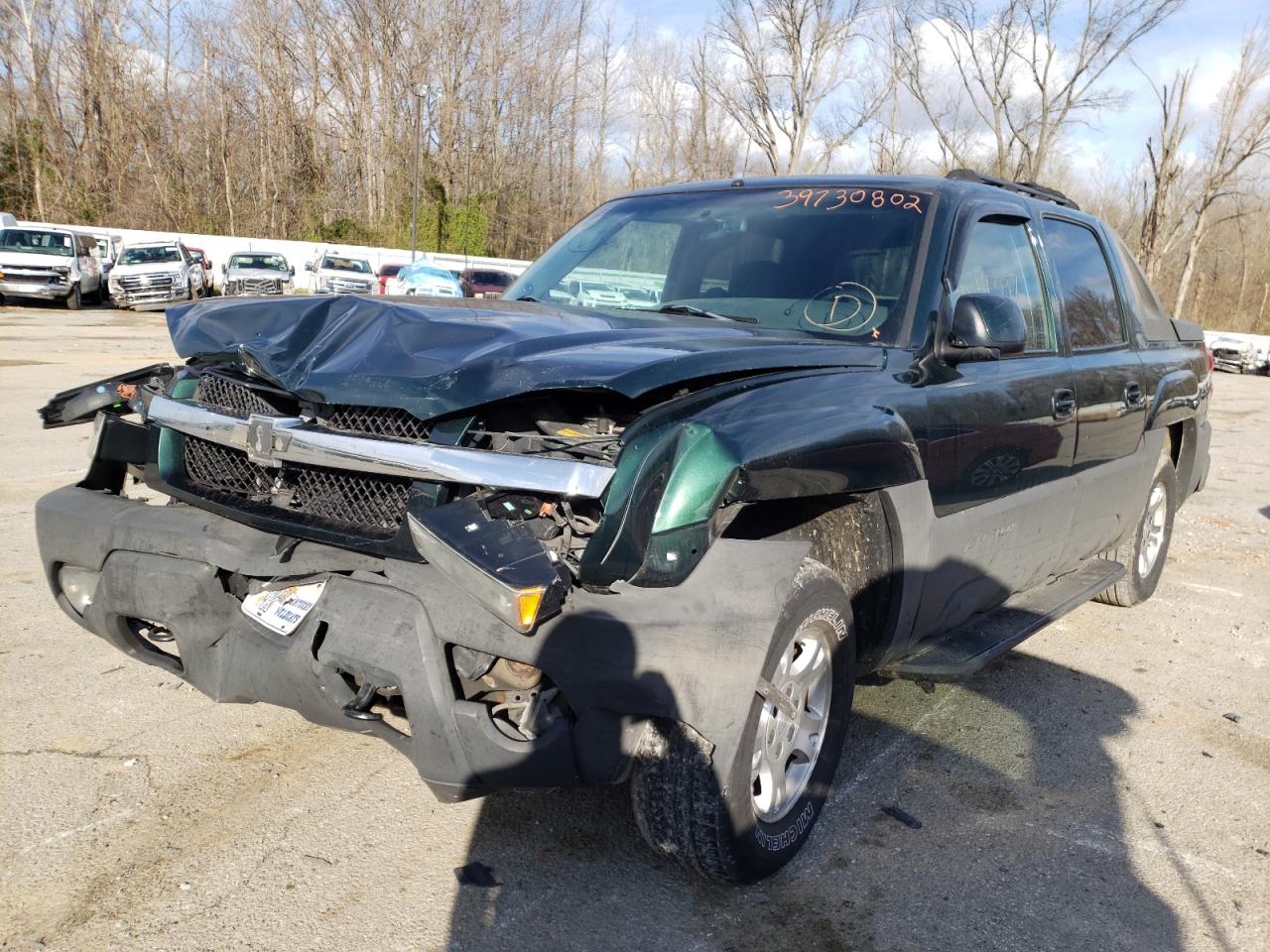 Photo 2 from auction – 2003 CHEVROLET AVALANCHE with VIN 3GNEK13T93G190707