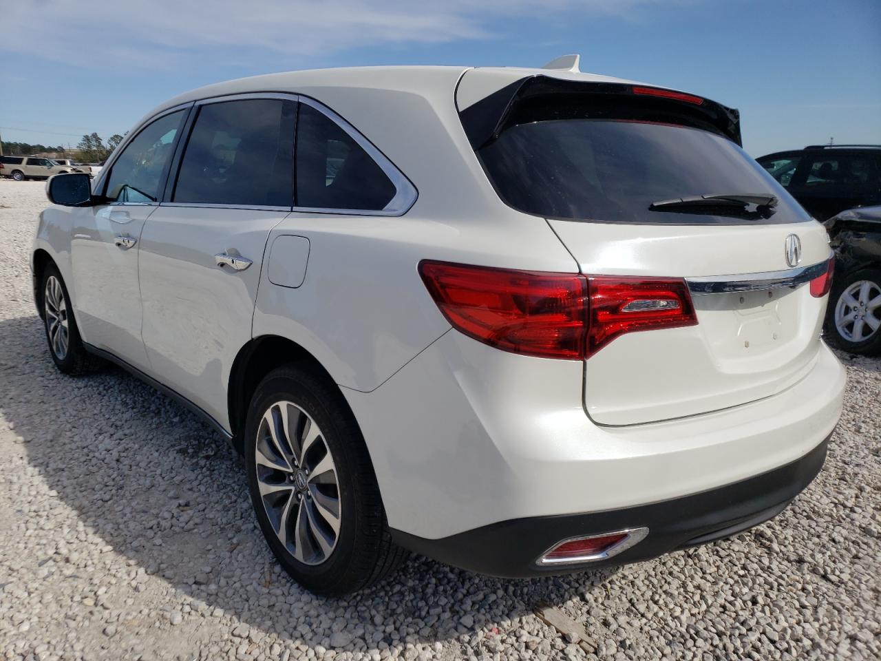 Photo 3 from auction – 2016 ACURA MDX TECHNO with VIN 5FRYD4H44GB034202