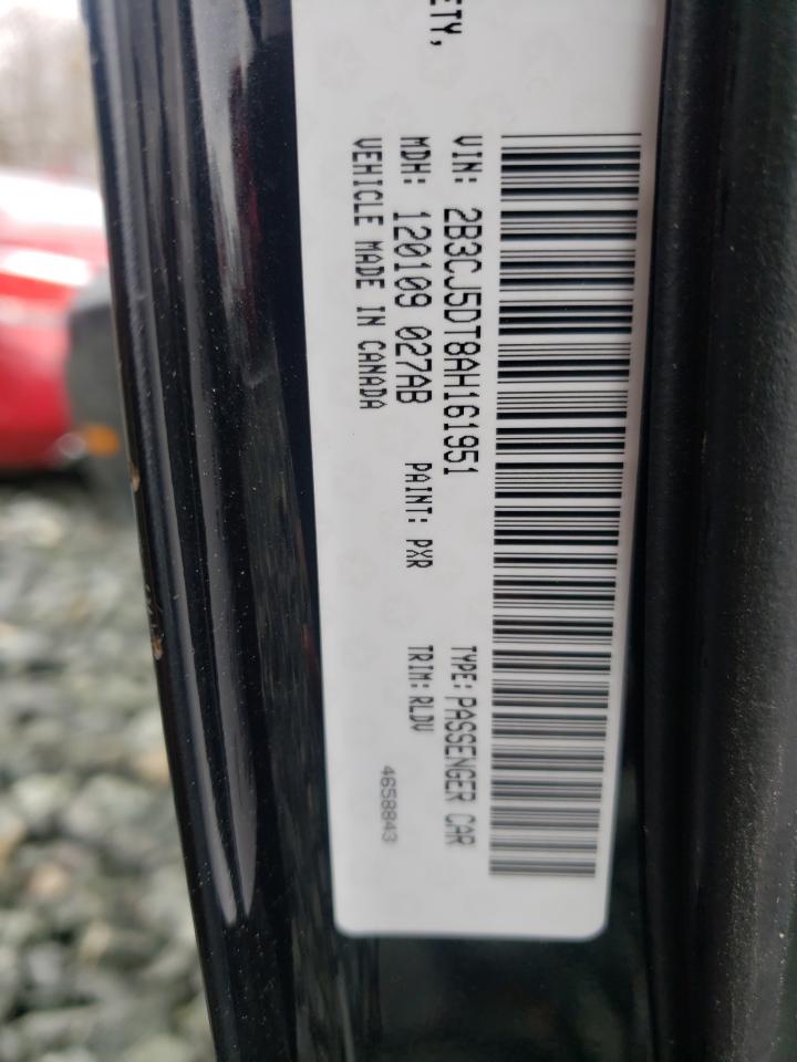 Photo 10 from auction – 2010 DODGE CHALLENGER with VIN 2B3CJ5DT8AH161951
