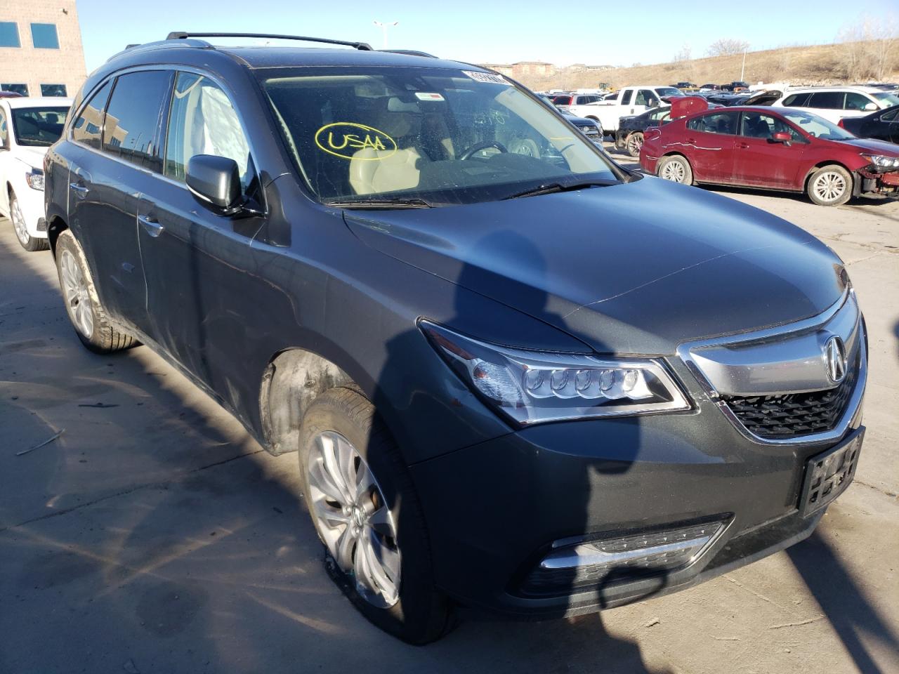 ACURA MDX TECHNO 2014 with VIN 5FRYD4H44EB041308 - Photo from auction