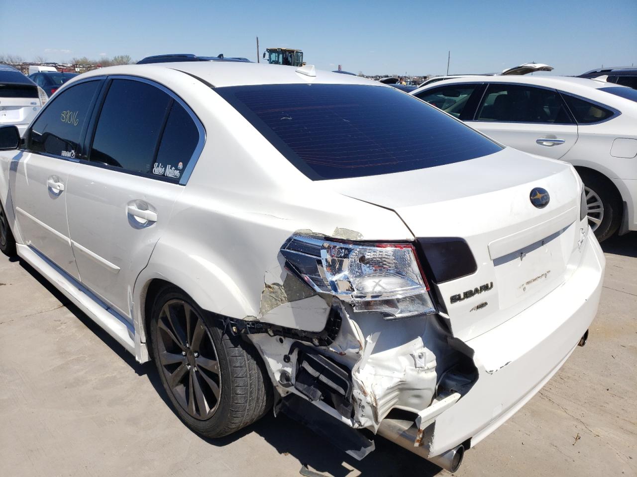 Photo 9 from auction – 2014 SUBARU LEGACY 2.5 with VIN 4S3BMCC62E3025146