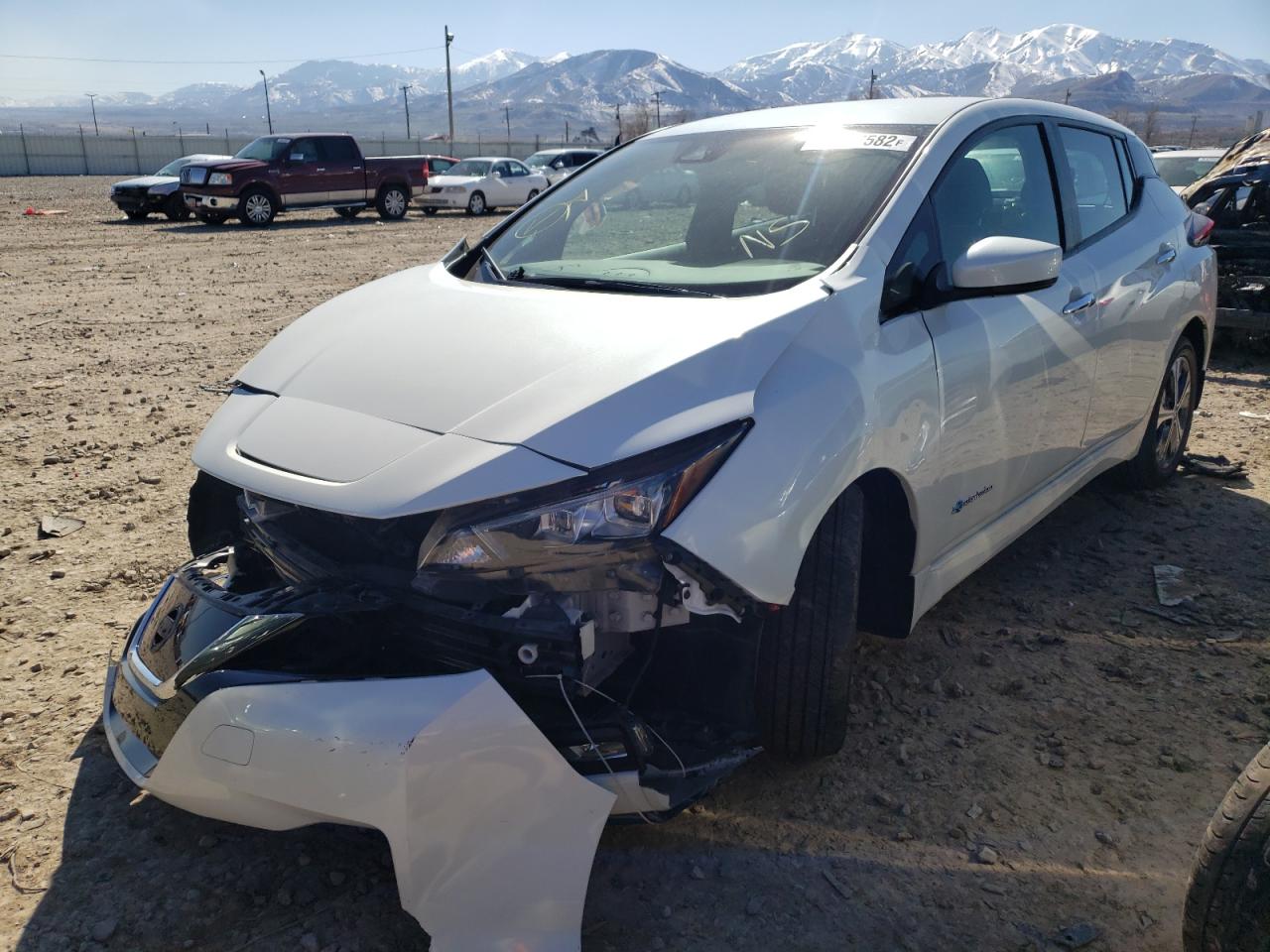 Photo 2 from auction – 2019 NISSAN LEAF S PLU with VIN 1N4BZ1CP9KC310331