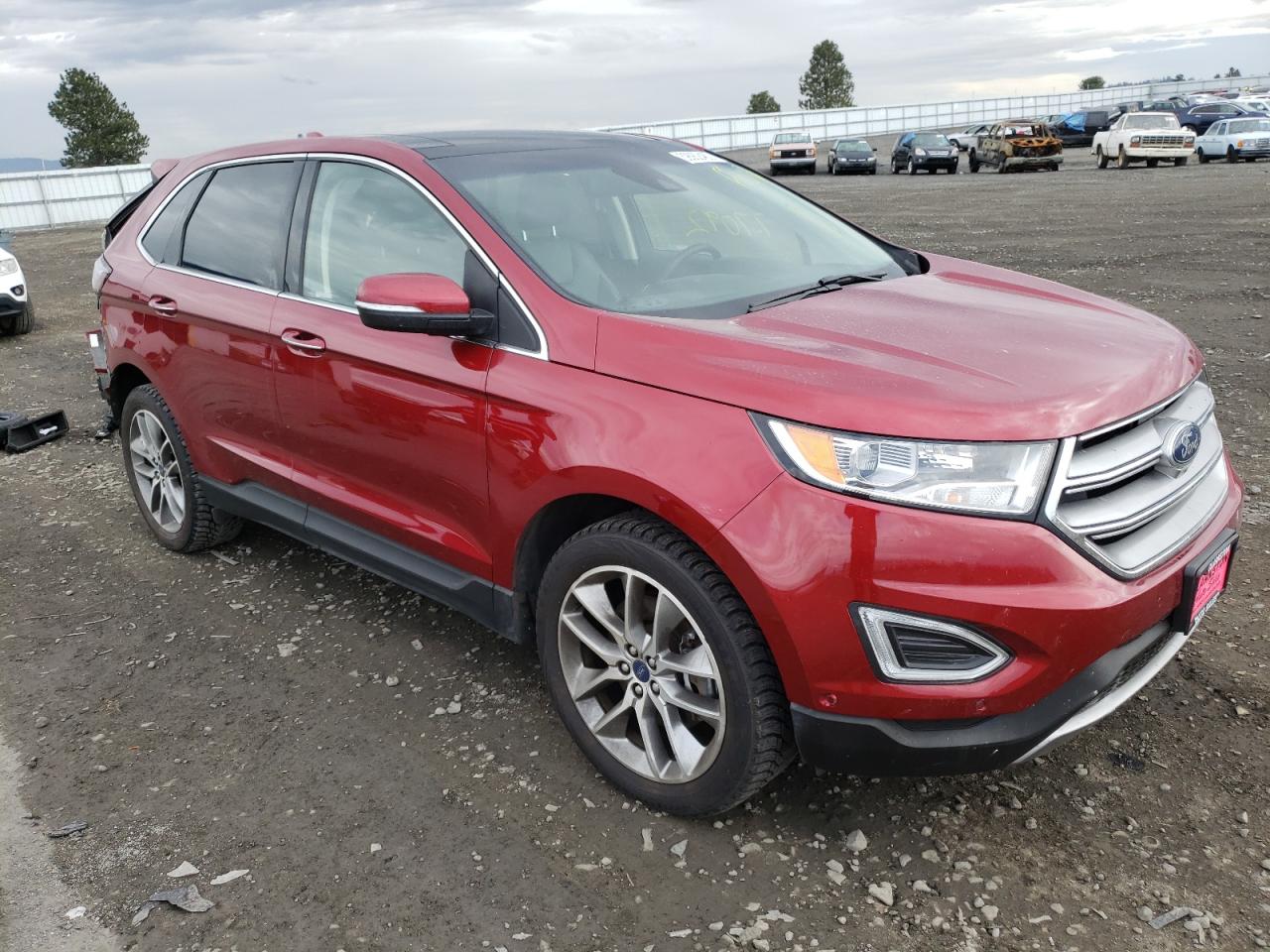 FORD EDGE TITAN 2018 with VIN 2FMPK4K97JBB26797 - Photo from auction