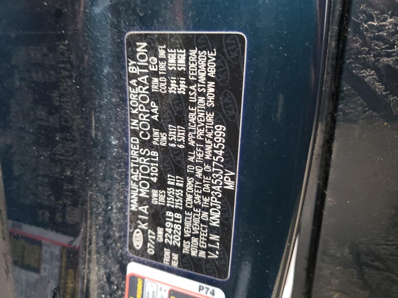 Photo 10 from auction – 2018 KIA SOUL + with VIN KNDJP3A53J7545999