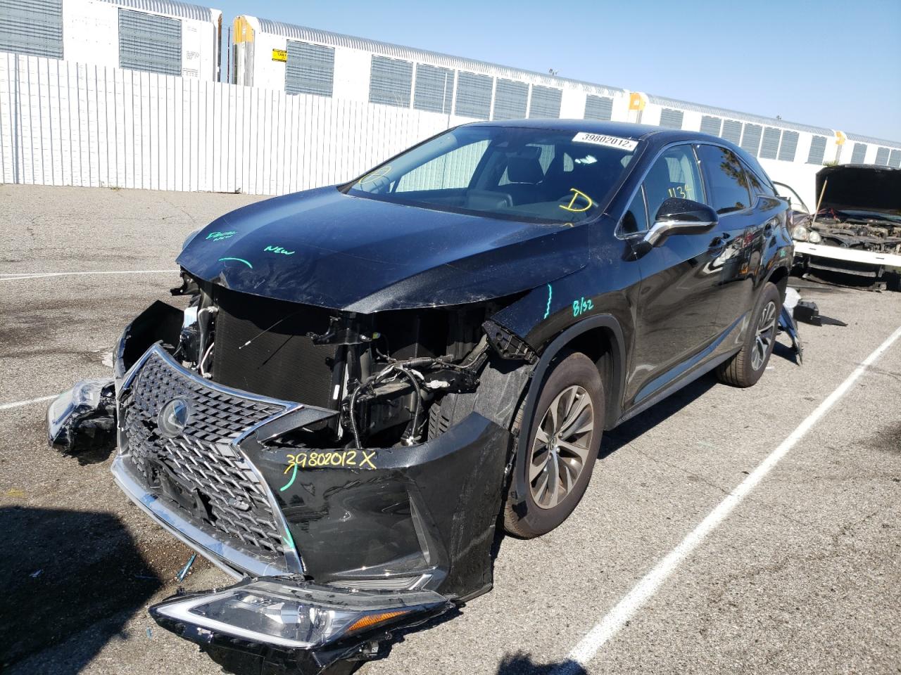 Photo 2 from auction – 2022 LEXUS RX 350 BAS with VIN 2T2AZMAA0NC219249