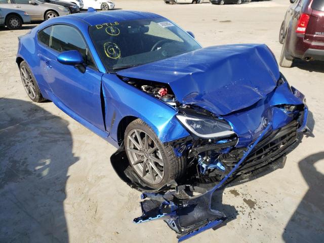 SUBARU BRZ 2022 with VIN JF1ZDBF15N8702207 - Photo from auction