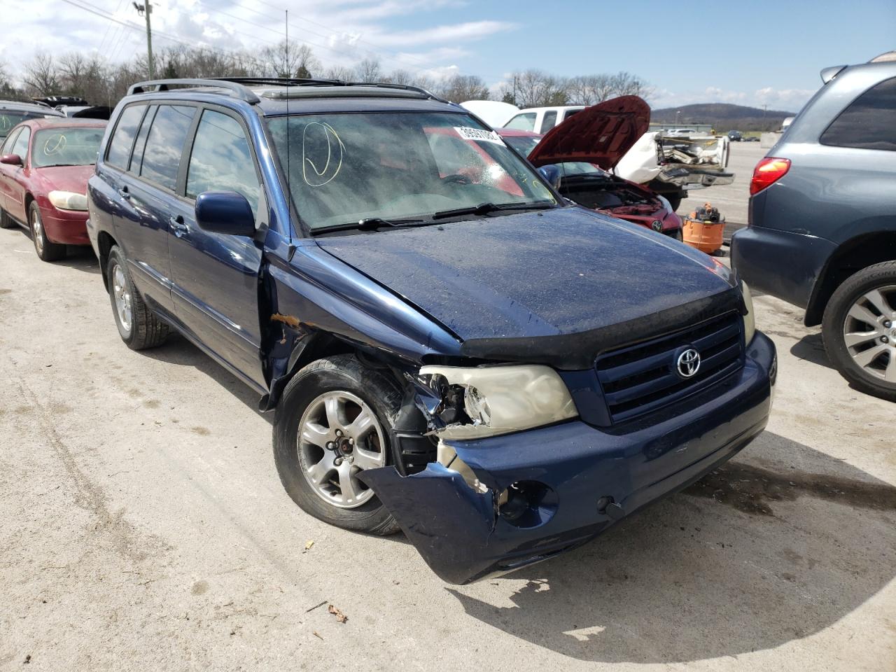 TOYOTA HIGHLANDER 2005 with VIN JTEEP21A750121082 - Photo from auction