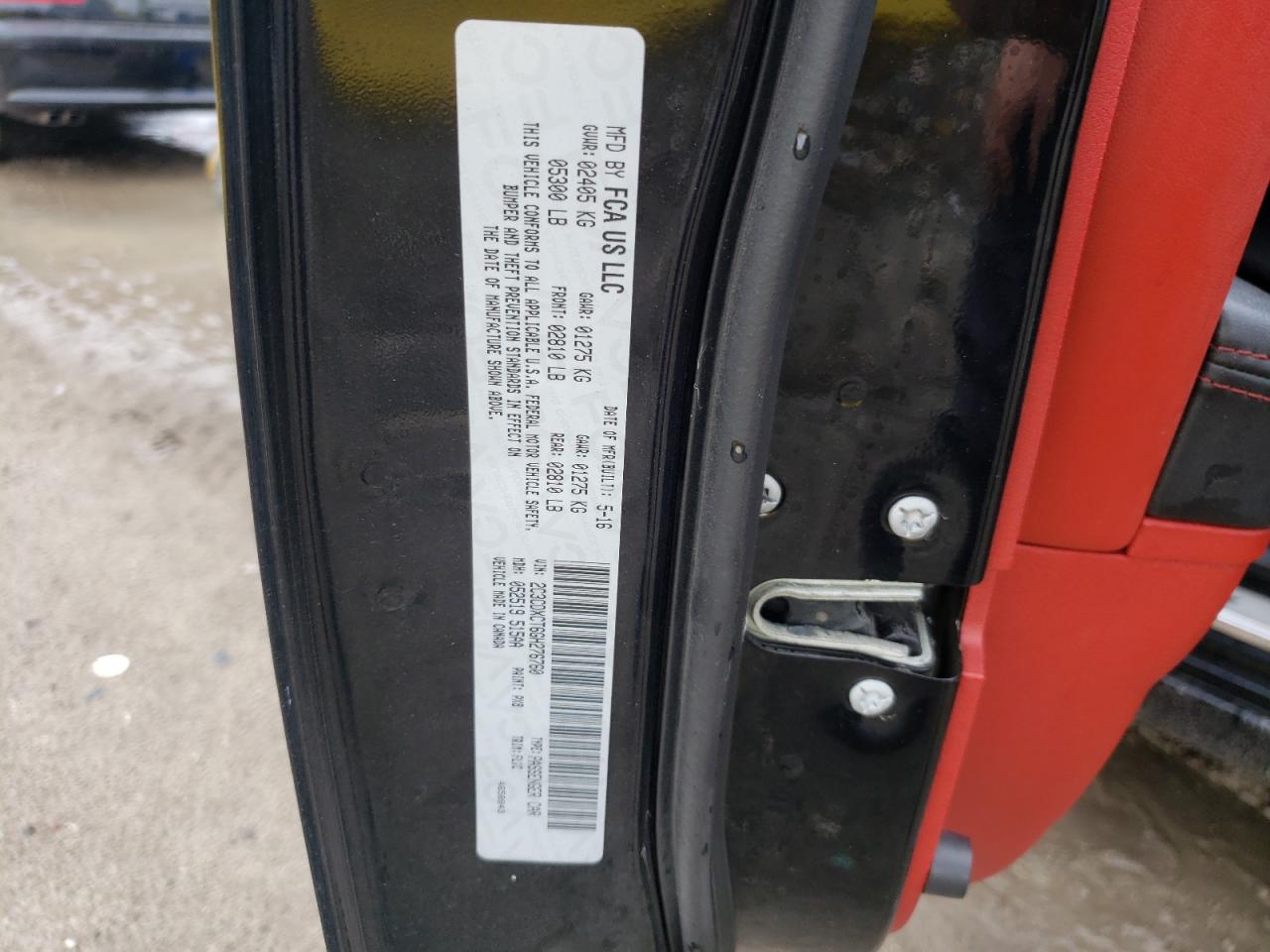 Photo 10 from auction – 2016 DODGE CHARGER R/ with VIN 2C3CDXCT6GH276760