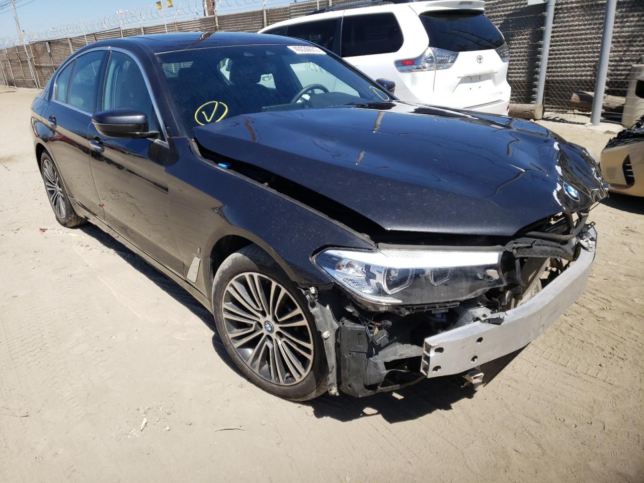 BMW 530E 2018 with VIN WBAJA9C50JB252072 - Photo from auction