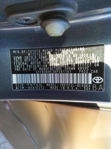 Photo 10 from auction – 2017 TOYOTA COROLLA L with VIN 5YFBURHE2HP581181