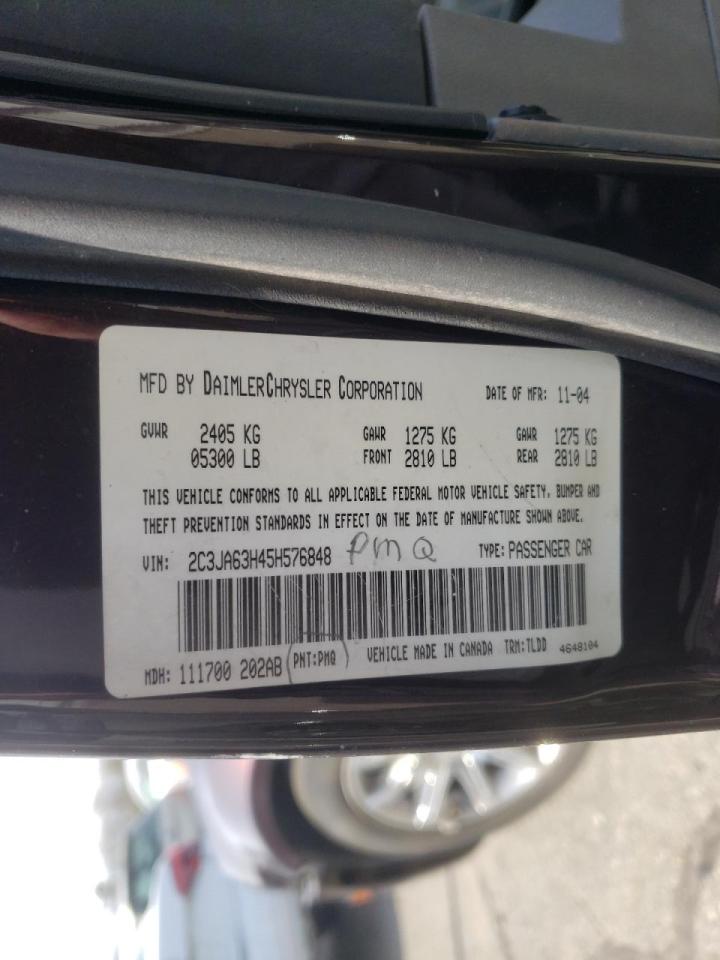 Photo 10 from auction – 2005 CHRYSLER 300C with VIN 2C3JA63H45H576848