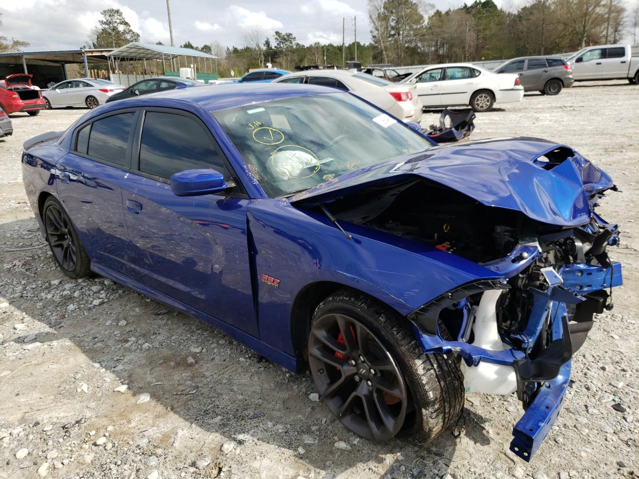DODGE CHARGER SC 2020 with VIN 2C3CDXGJ2LH166680 - Photo from auction