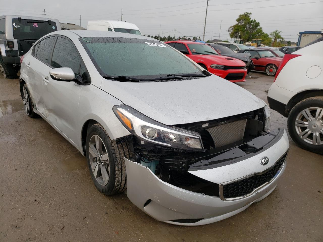 KIA FORTE LX 2018 with VIN 3KPFL4A75JE245356 - Photo from auction