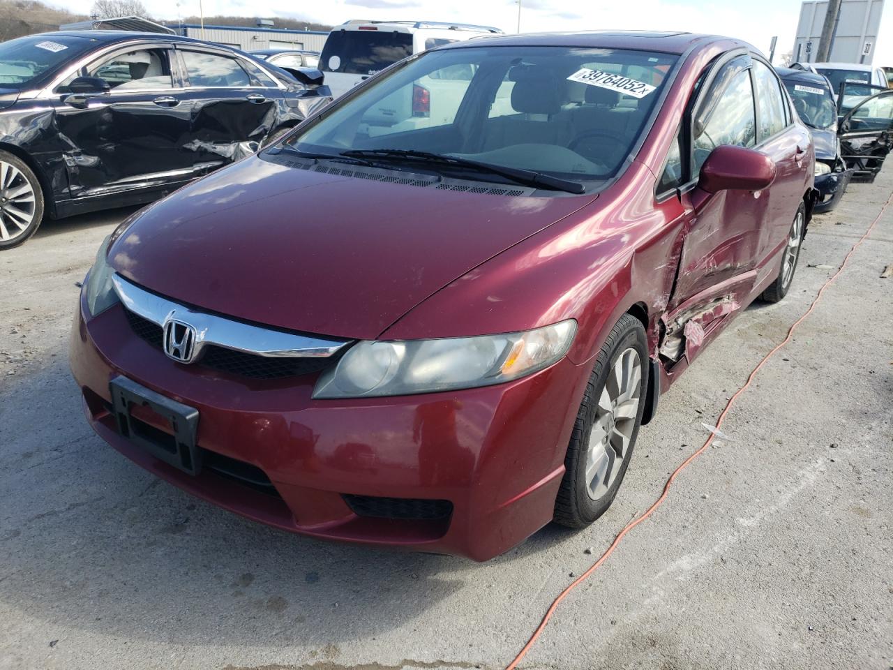 Photo 2 from auction – 2011 HONDA CIVIC EX with VIN 19XFA1F83BE021512