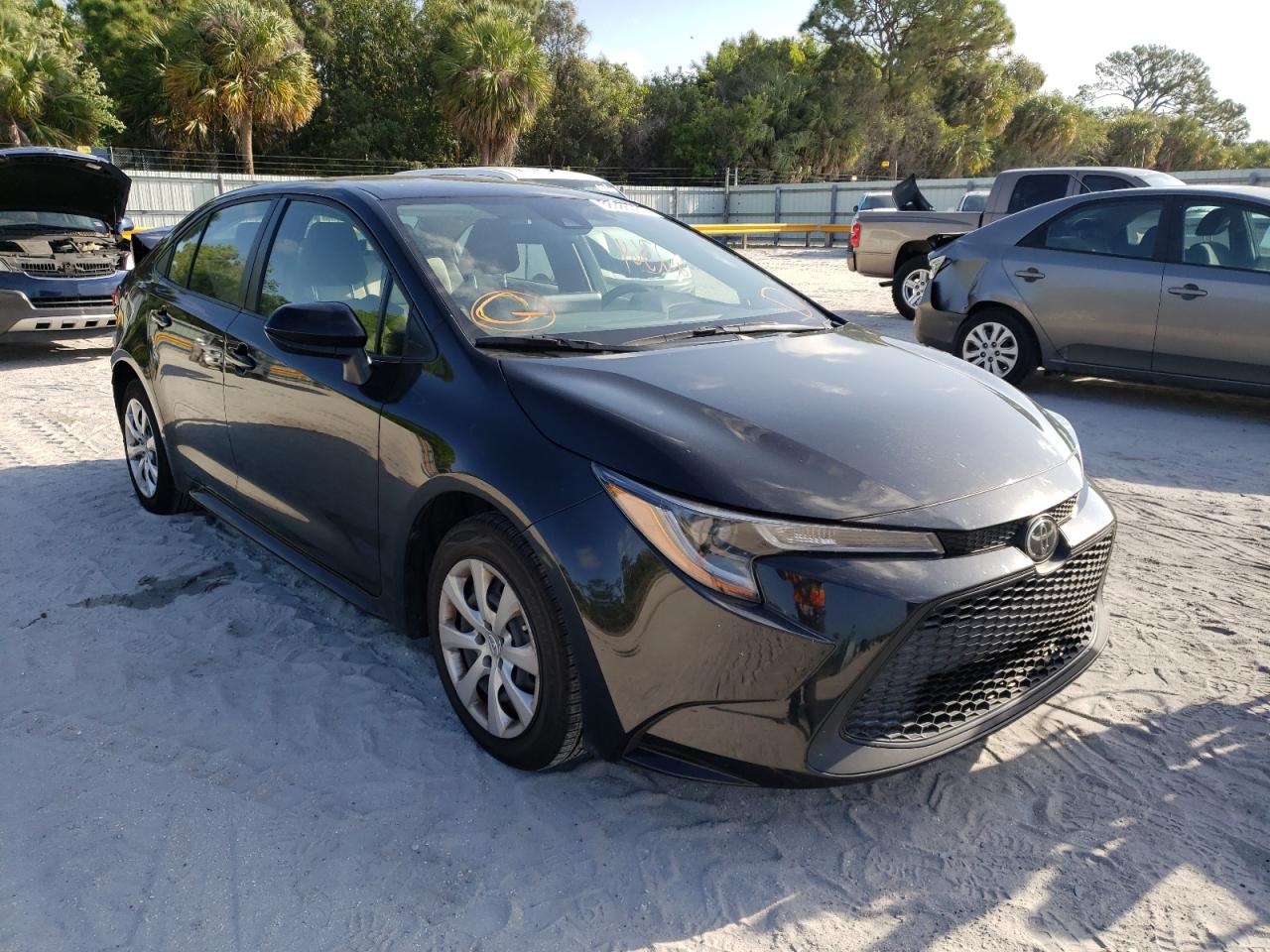 Photo 1 from auction – 2021 TOYOTA COROLLA LE with VIN JTDEPMAE6MJ177378