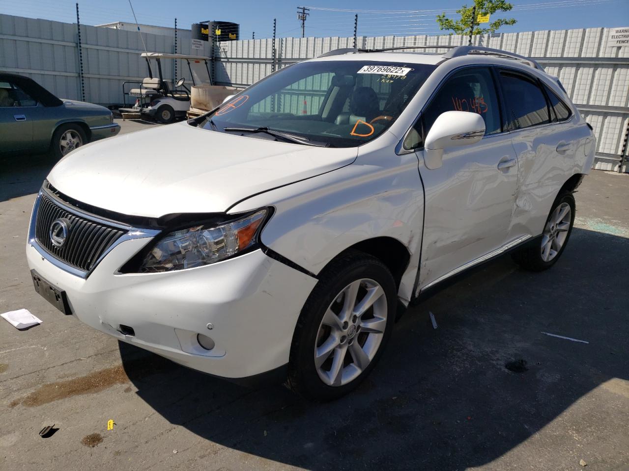 Photo 2 from auction – 2012 LEXUS RX 350 with VIN JTJBK1BA8C2449897