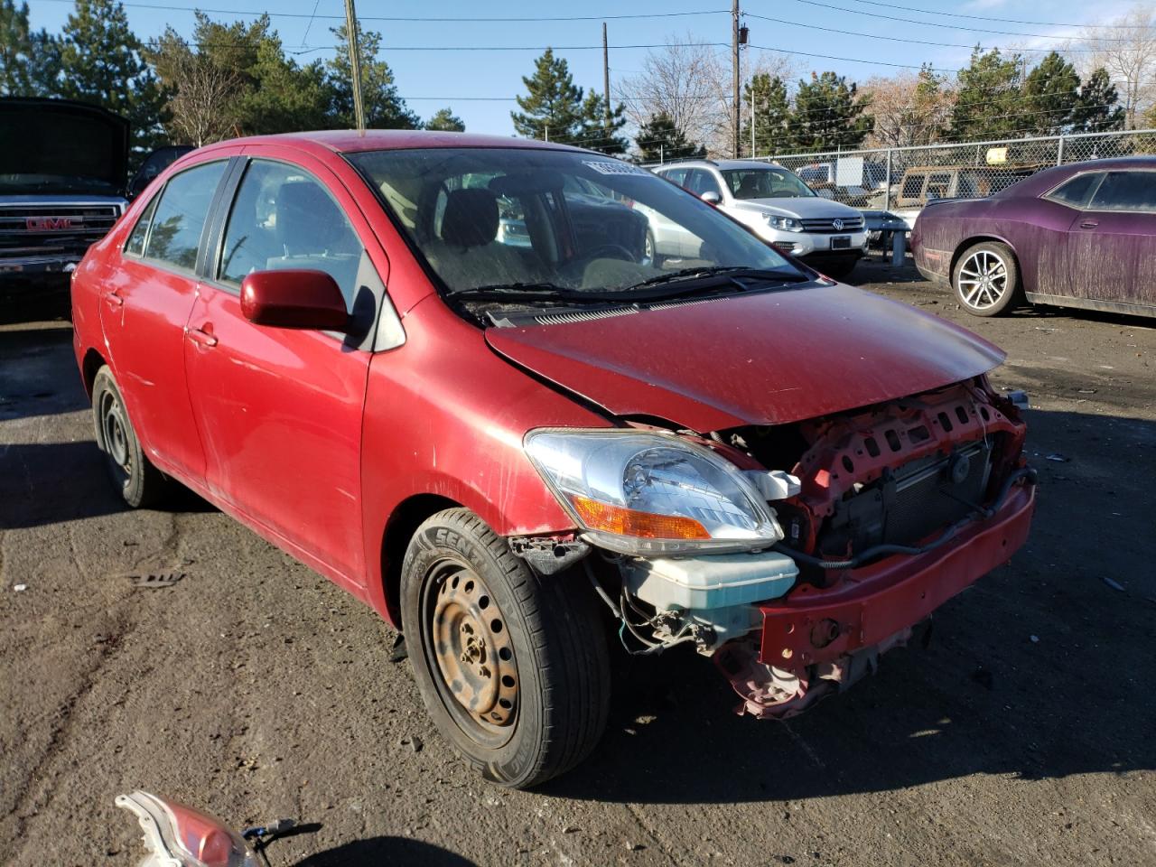 TOYOTA YARIS 2007 with VIN JTDBT923371098084 - Photo from auction