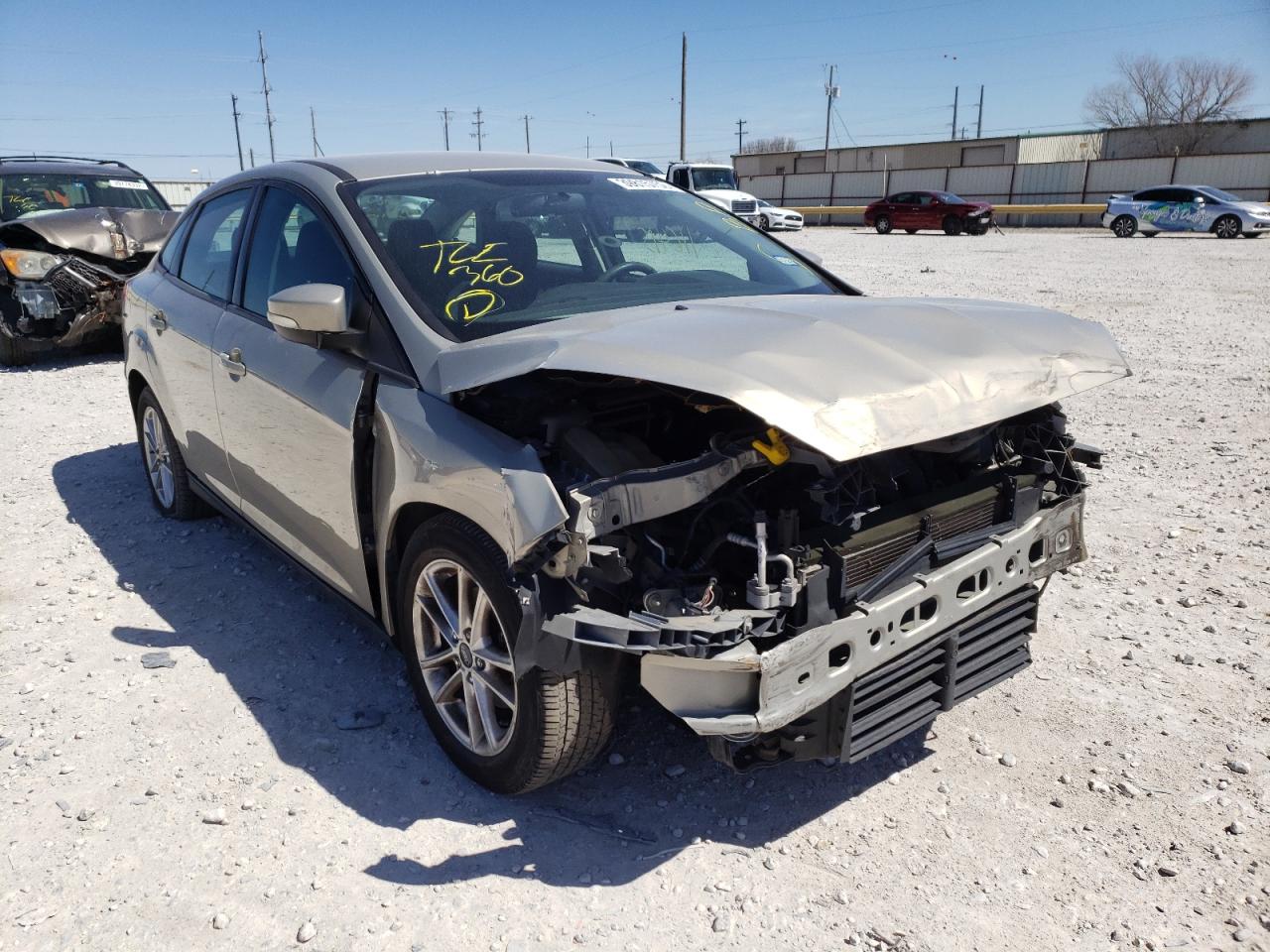FORD FOCUS SE 2016 with VIN 1FADP3F21GL216509 - Photo from auction