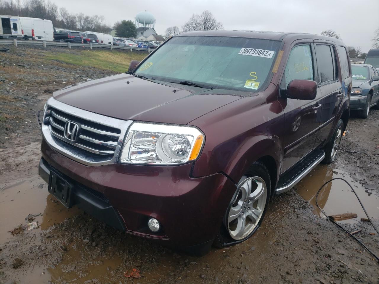 Photo 2 from auction – 2014 HONDA PILOT EXLN with VIN 5FNYF4H75EB047351