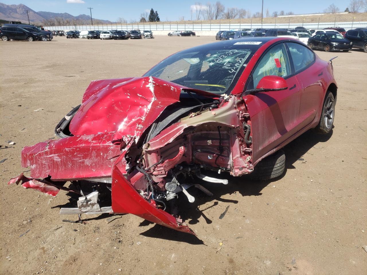 Photo 2 from auction – 2021 TESLA MODEL 3 with VIN 5YJ3E1EB3MF979793