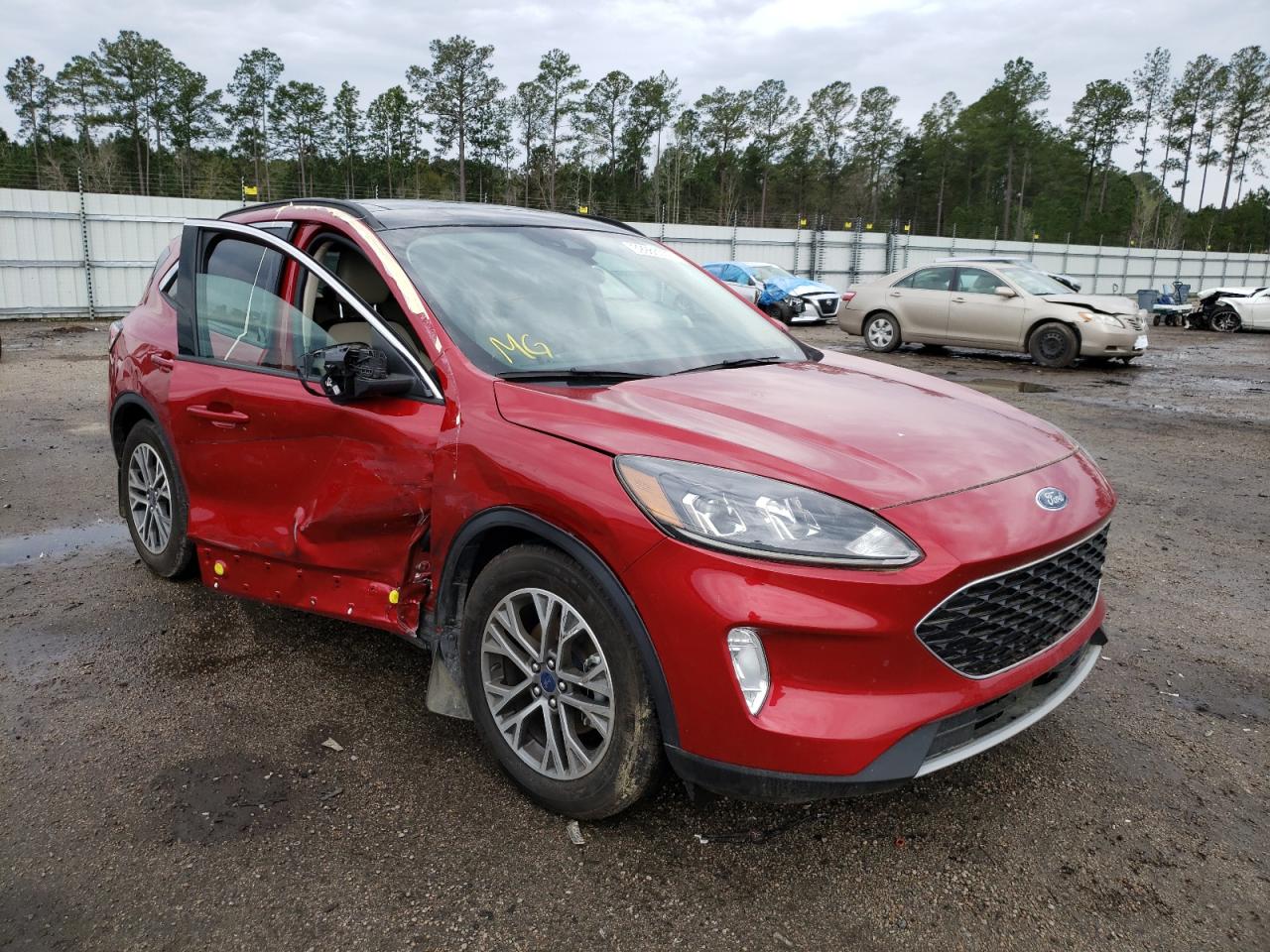 FORD ESCAPE SEL 2020 with VIN 1FMCU0H6XLUA22073 - Photo from auction