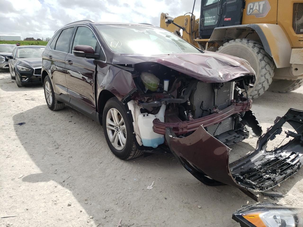 FORD EDGE SEL 2020 with VIN 2FMPK3J91LBB25062 - Photo from auction