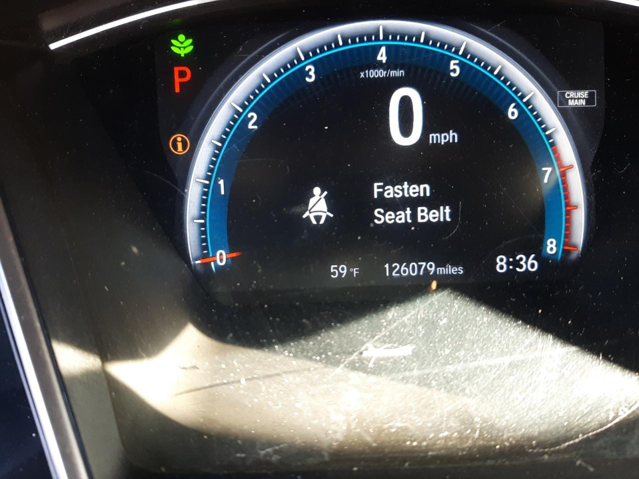Photo 8 from auction – 2016 HONDA CIVIC EX with VIN 19XFC2F78GE052317