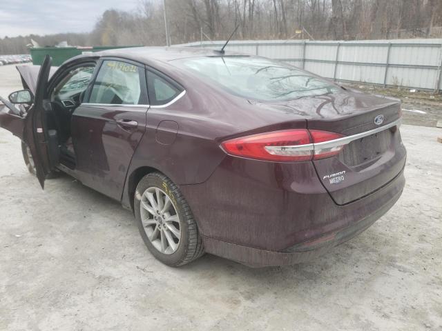Photo 3 from auction – 2017 FORD FUSION SE with VIN 3FA6P0H75HR410429