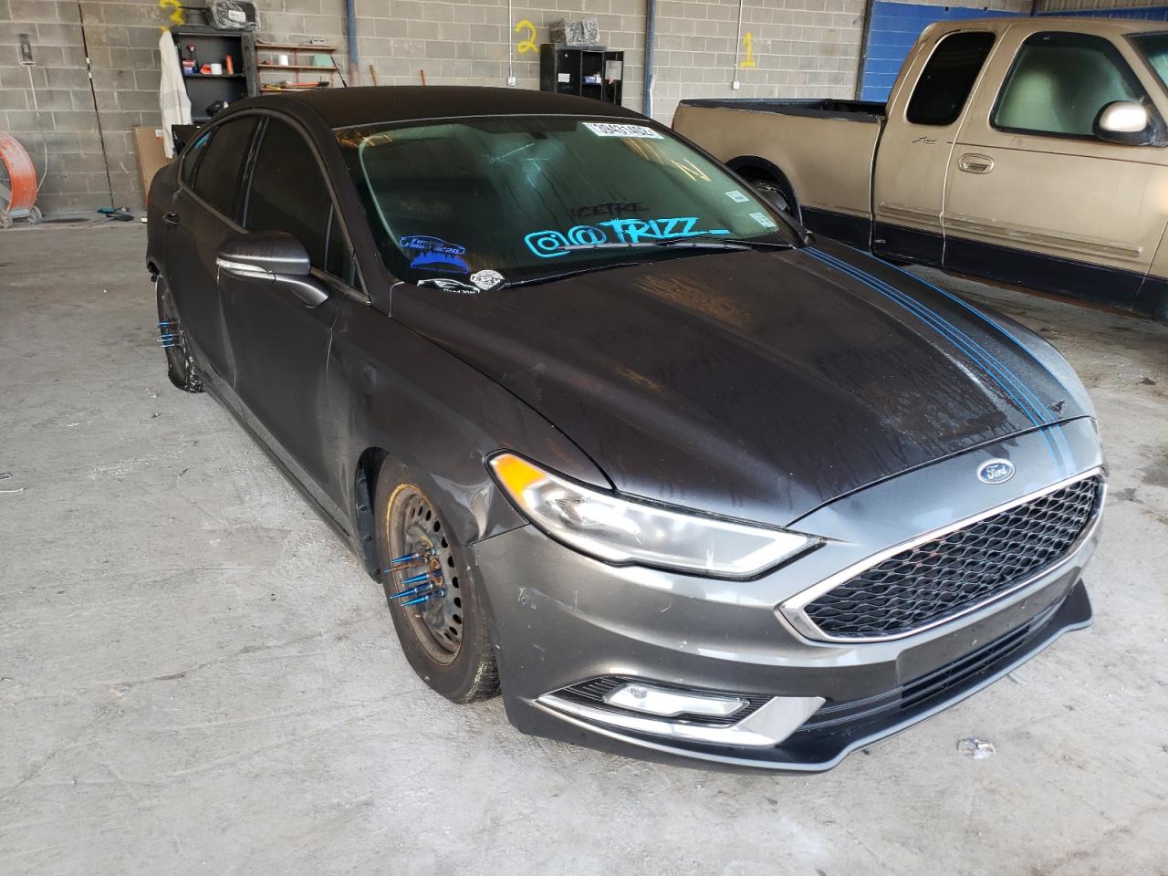 FORD FUSION TIT 2017 with VIN 3FA6P0K96HR115012 - Photo from auction