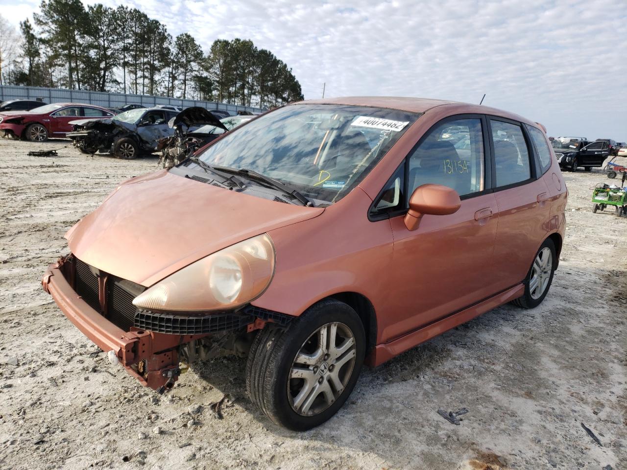 Photo 2 from auction – 2007 HONDA FIT S with VIN JHMGD38657S012073
