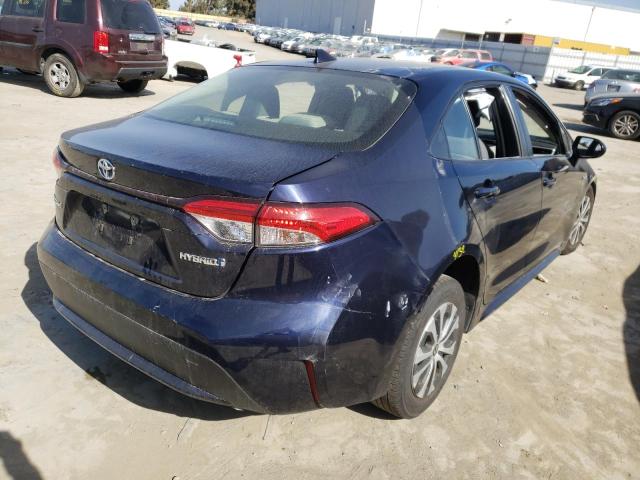 Photo 4 from auction – 2020 TOYOTA COROLLA LE with VIN JTDEBRBE8LJ028012