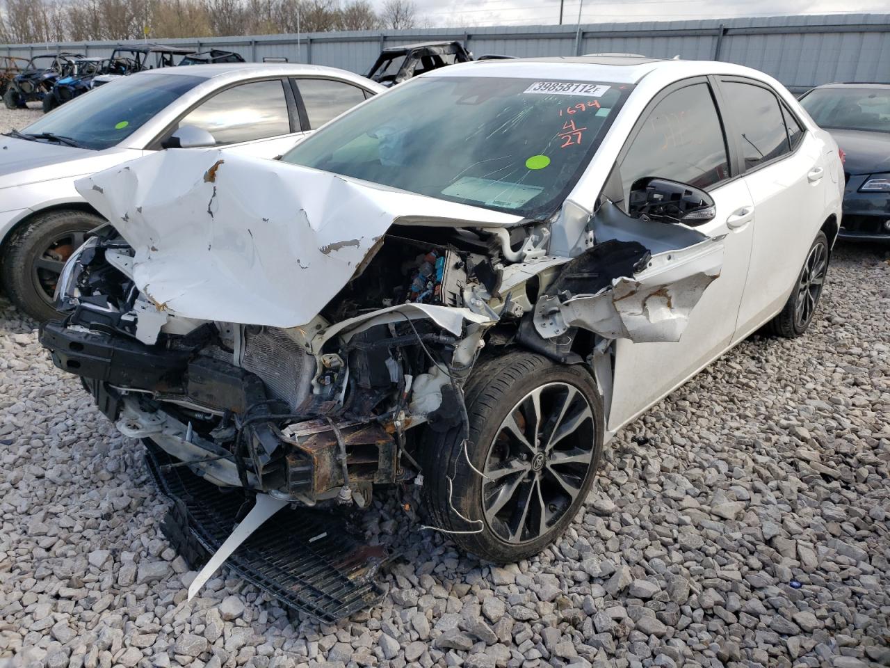 Photo 2 from auction – 2017 TOYOTA COROLLA L with VIN 2T1BURHE6HC911694