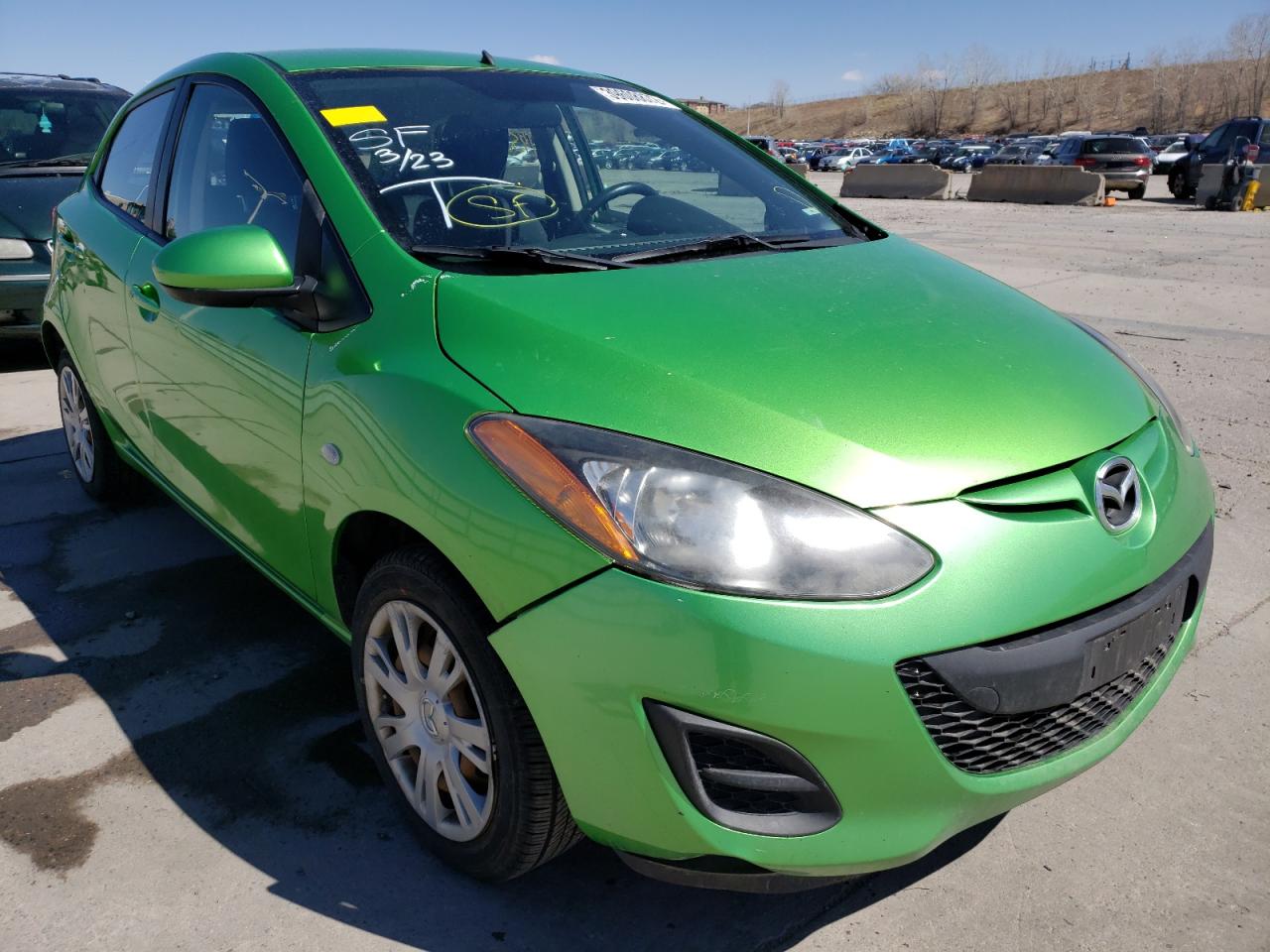 MAZDA MAZDA2 2011 with VIN JM1DE1HYXB0130471 - Photo from auction