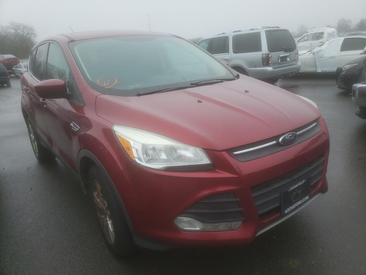 FORD ESCAPE SE 2013 with VIN 1FMCU0GX2DUD33475 - Photo from auction