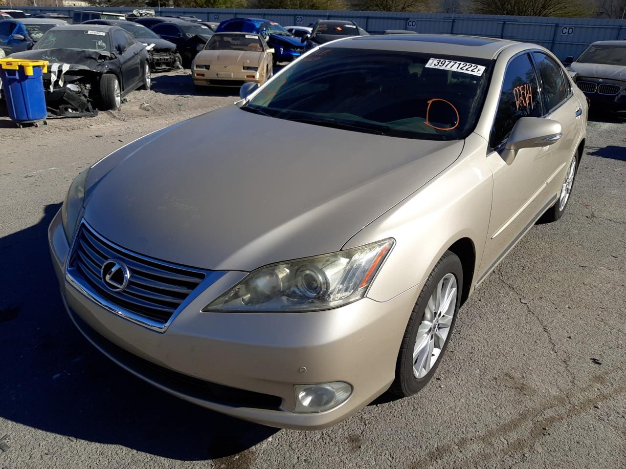 Photo 2 from auction – 2012 LEXUS ES 350 with VIN JTHBK1EG8C2479256