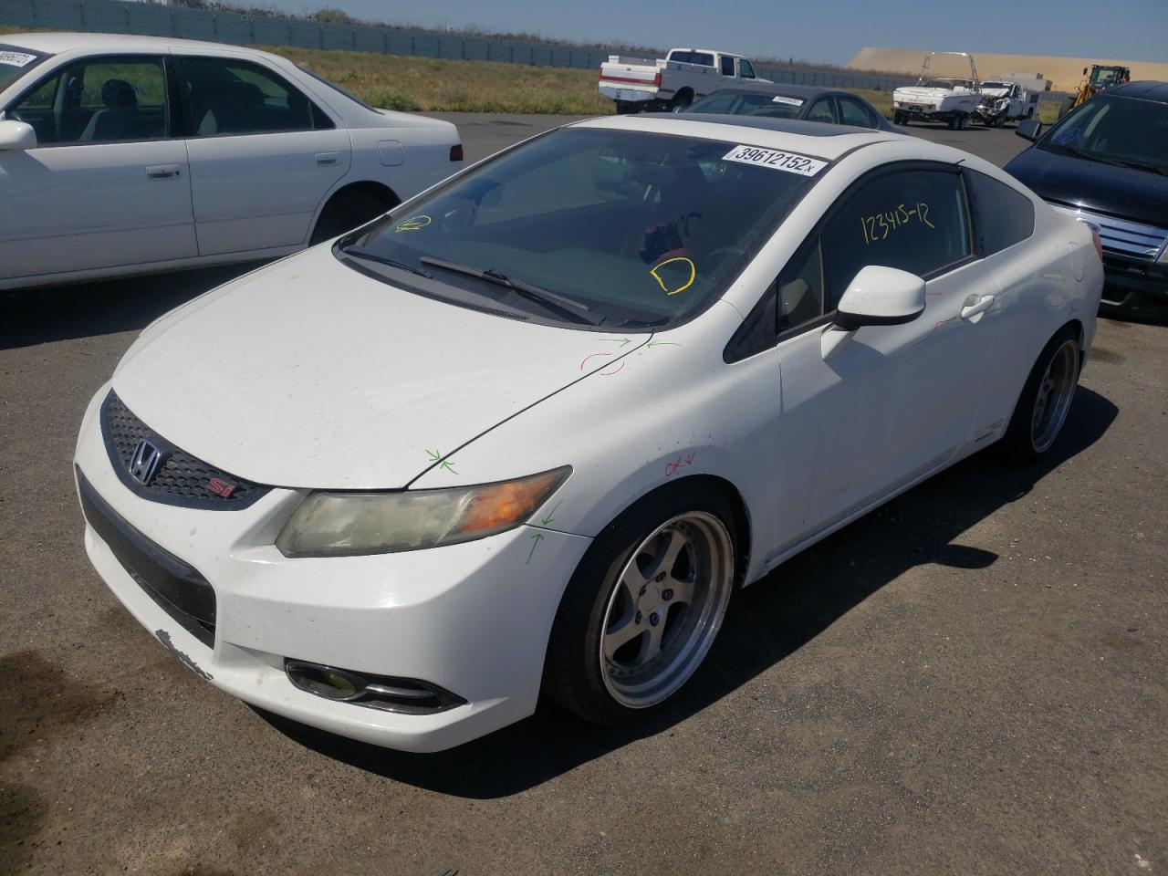 Photo 2 from auction – 2012 HONDA CIVIC SI with VIN 2HGFG4A52CH704368