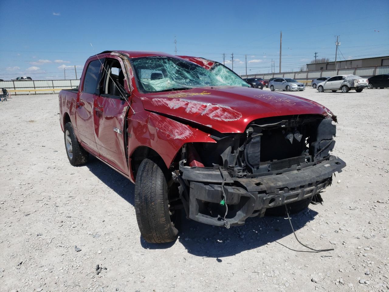 DODGE RAM 1500 2010 with VIN 1D7RB1CT8AS173273 - Photo from auction