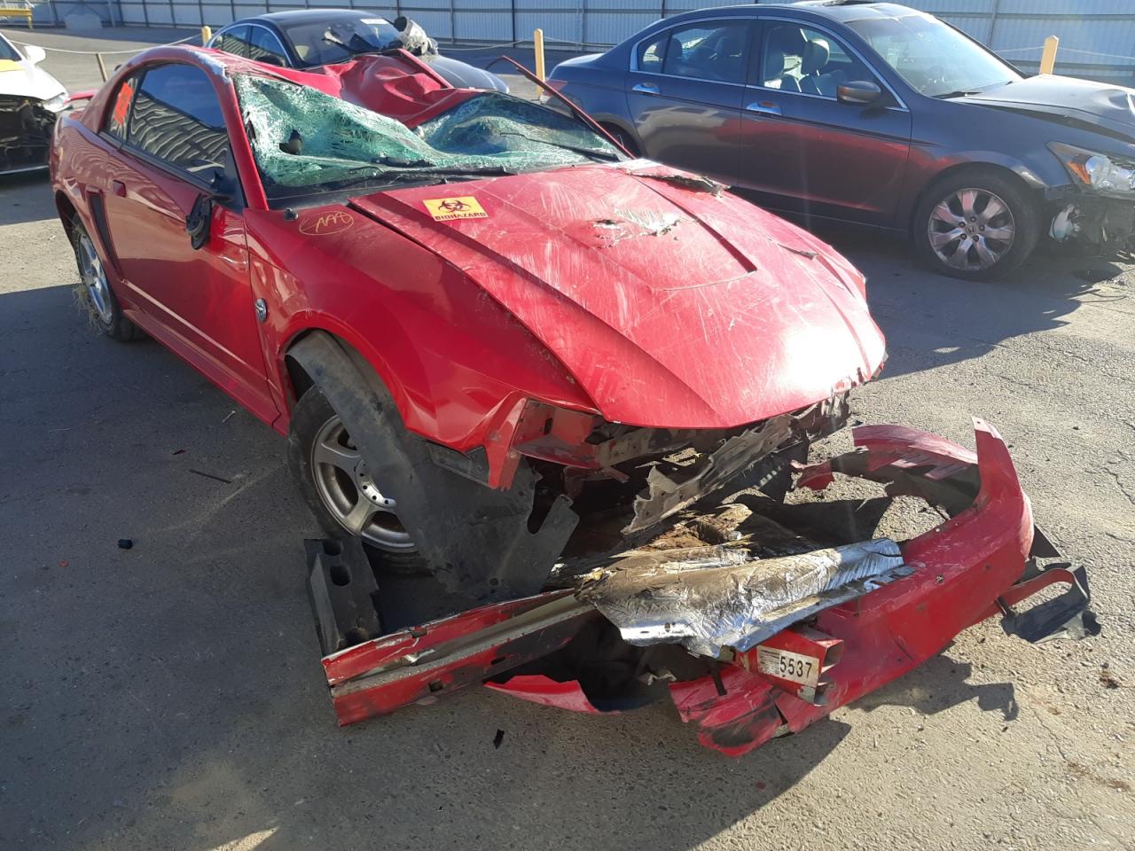 FORD MUSTANG 2004 with VIN 1FAFP40494F117245 - Photo from auction