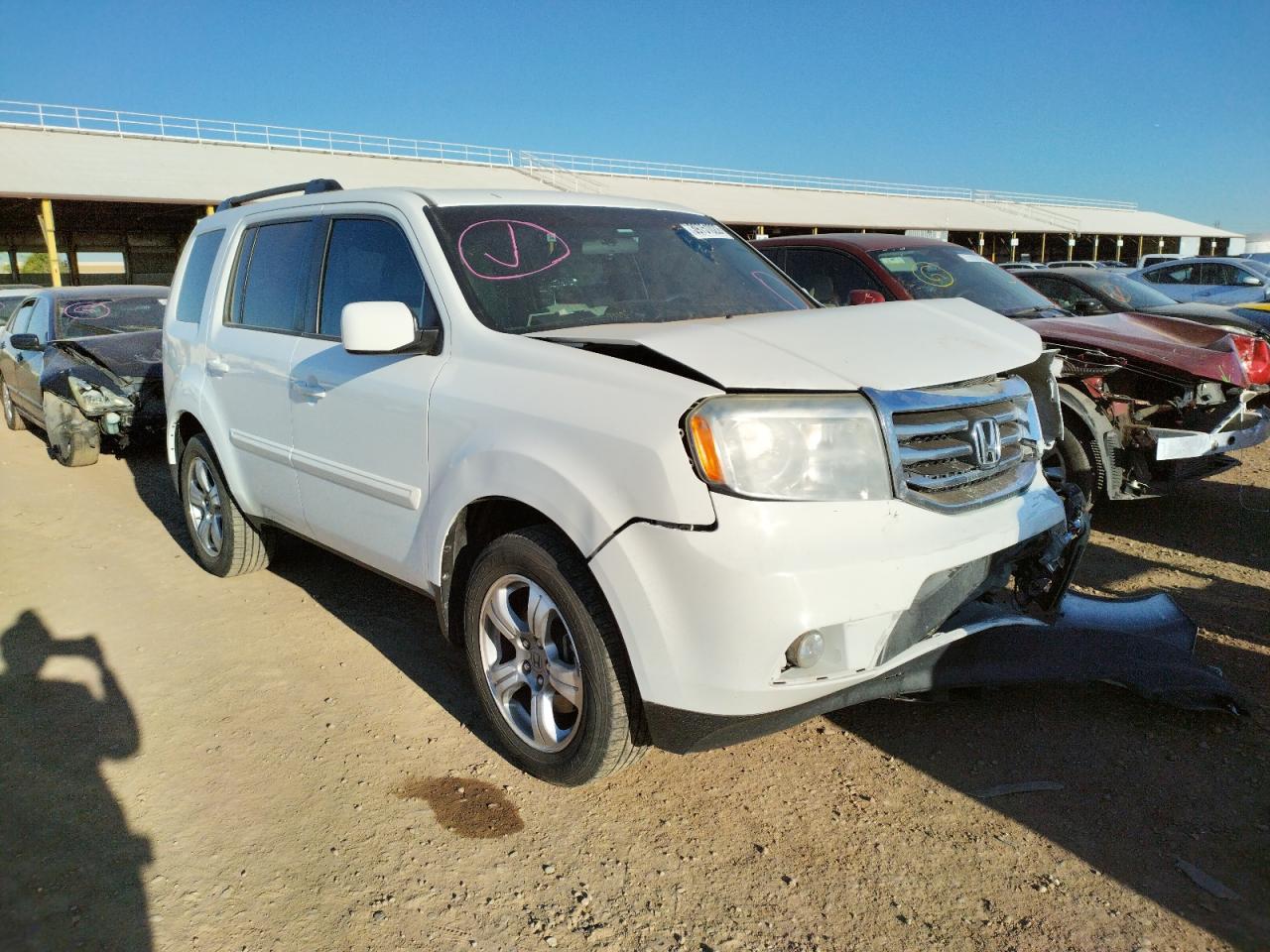 صورة رقم 1 من المزاد - 2014 HONDA PILOT EX مع VIN 5FNYF3H4XEB022736